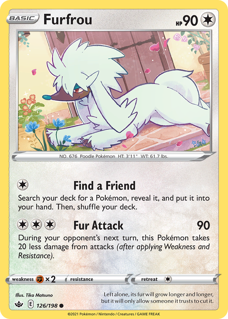 Furfrou — SWSH06: Chilling Reign #126/198