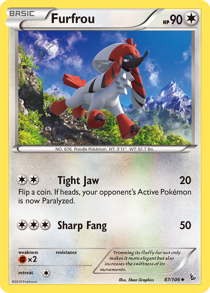 Furfrou — XY - Flashfire #87/106