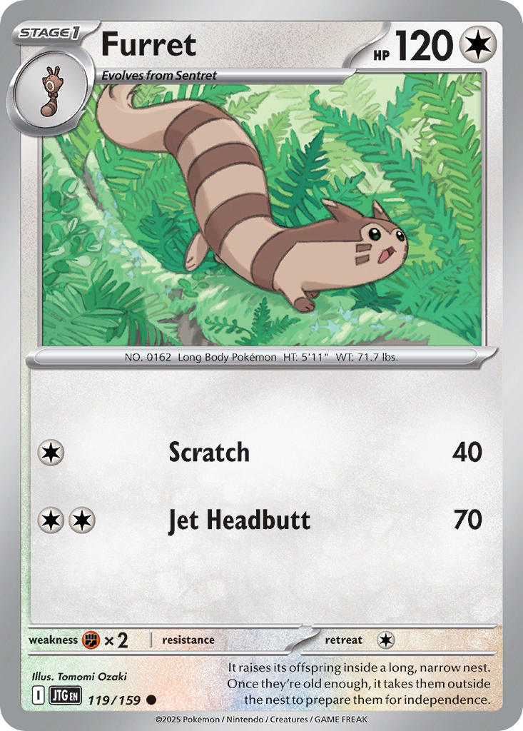 Furret — SV09: Journey Together #119/159