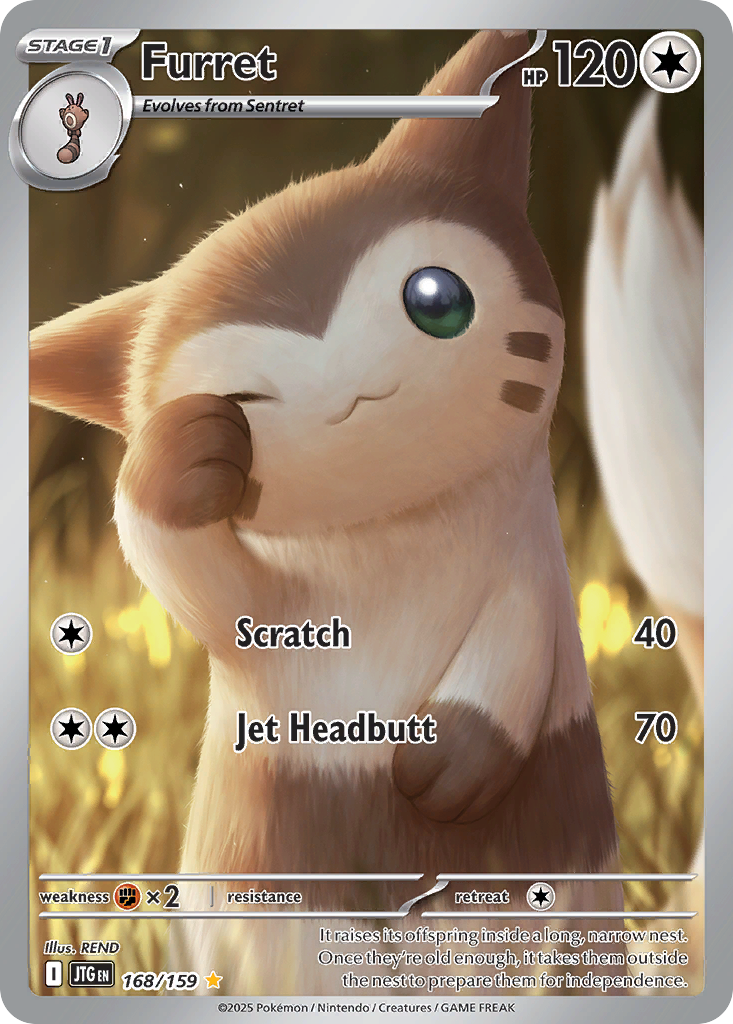 Furret — SV09: Journey Together #168/159