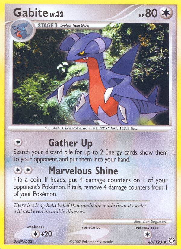 Gabite — Mysterious Treasures #48/123