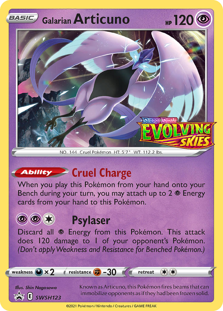 Galarian Articuno — SWSH: Sword & Shield Promo Cards #SWSH123