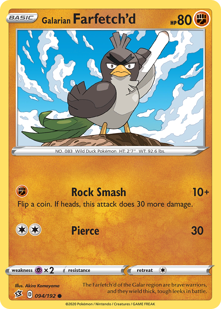 Galarian Farfetch'd — SWSH02: Rebel Clash #094/192