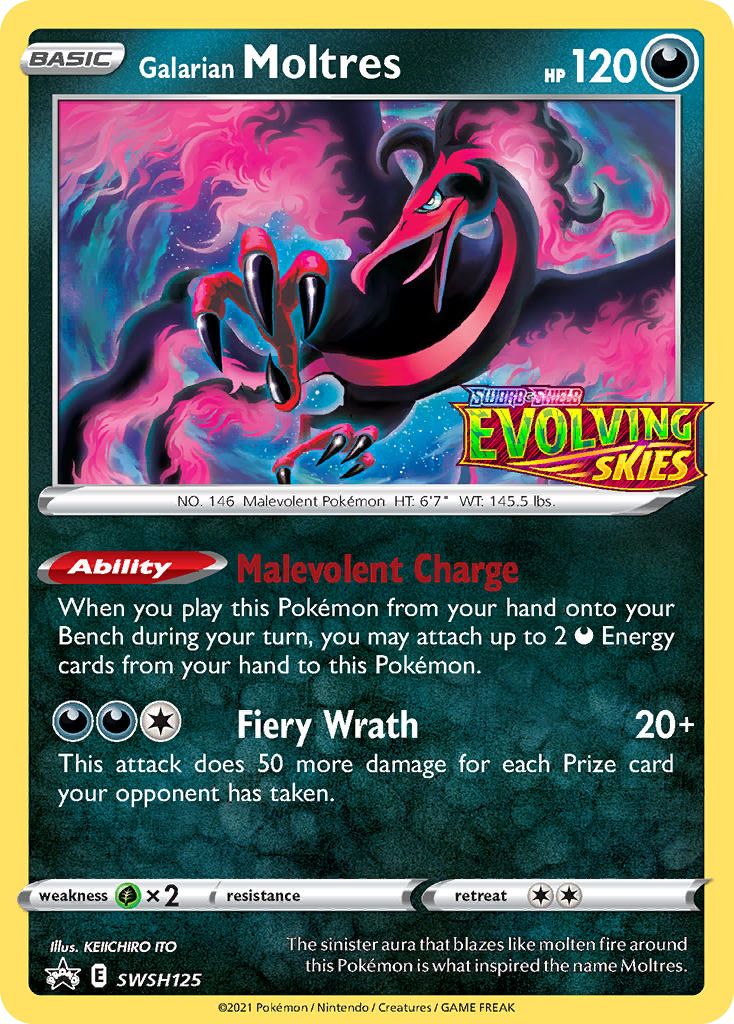 Galarian Moltres — SWSH: Sword & Shield Promo Cards #SWSH125
