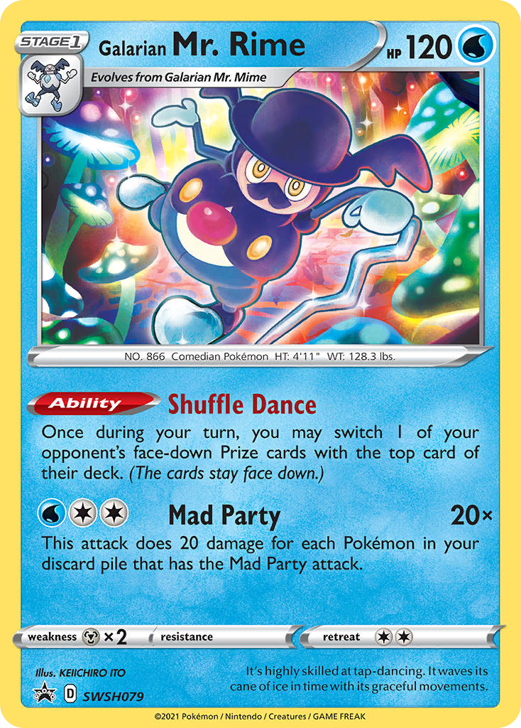 Galarian Mr. Rime — SWSH: Sword & Shield Promo Cards #SWSH079
