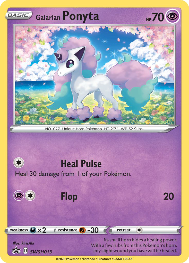 Galarian Ponyta — SWSH: Sword & Shield Promo Cards #SWSH013