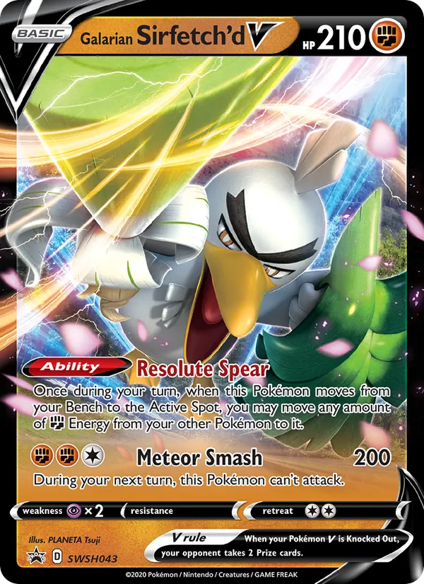Galarian Sirfetch'd V — Jumbo Cards #SWSH043
