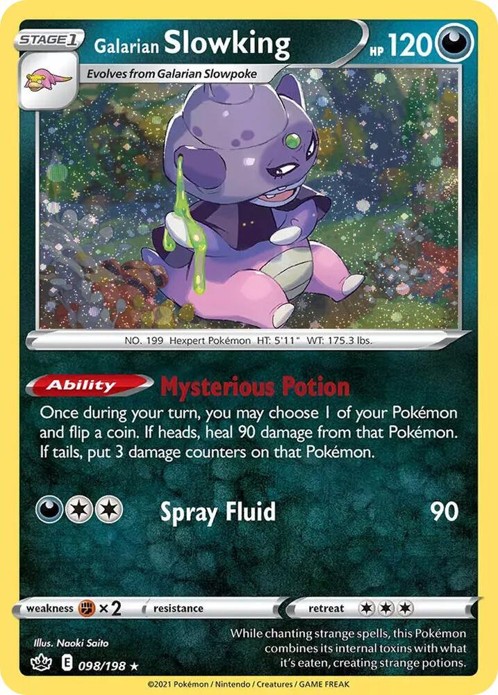 Galarian Slowking (Cosmos Holo) — Miscellaneous Cards & Products #098/198