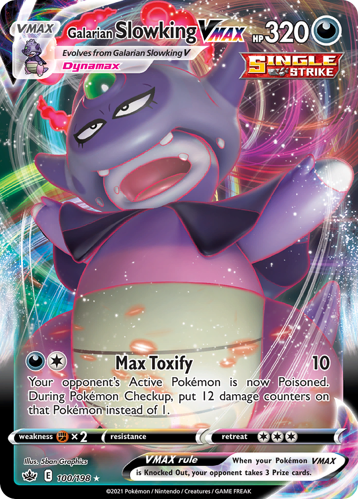 Galarian Slowking VMAX — SWSH06: Chilling Reign #100/198