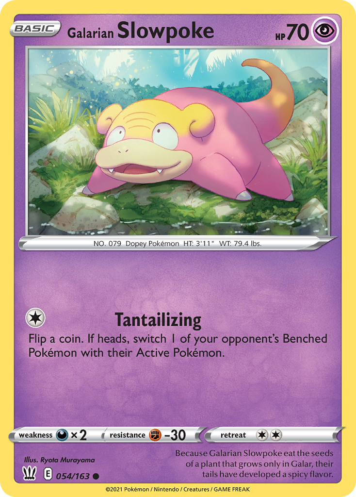 Galarian Slowpoke — SWSH05: Battle Styles #054/163