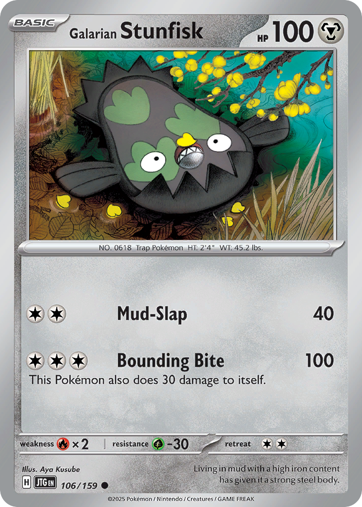 Galarian Stunfisk — SV09: Journey Together #106/159