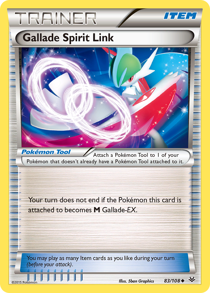 Gallade Spirit Link — XY - Roaring Skies #83/108