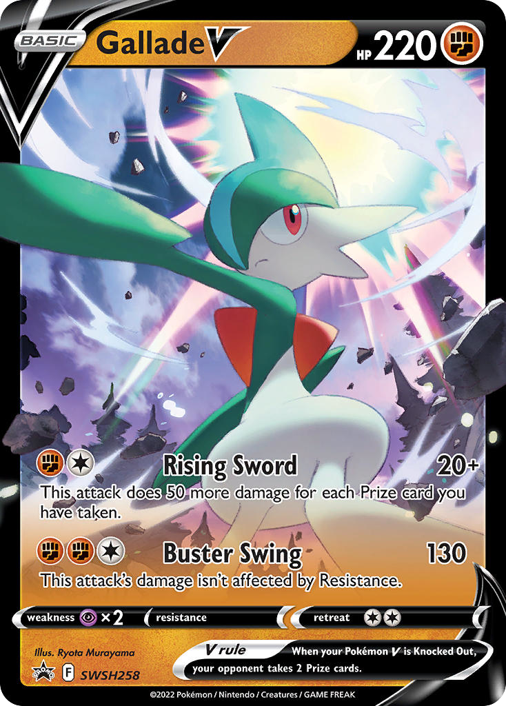 Gallade V — SWSH: Sword & Shield Promo Cards #SWSH258