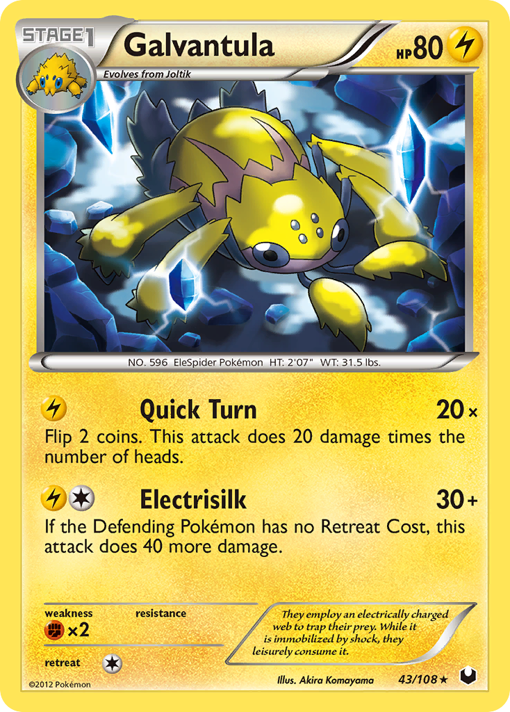 Galvantula — Dark Explorers #43/108