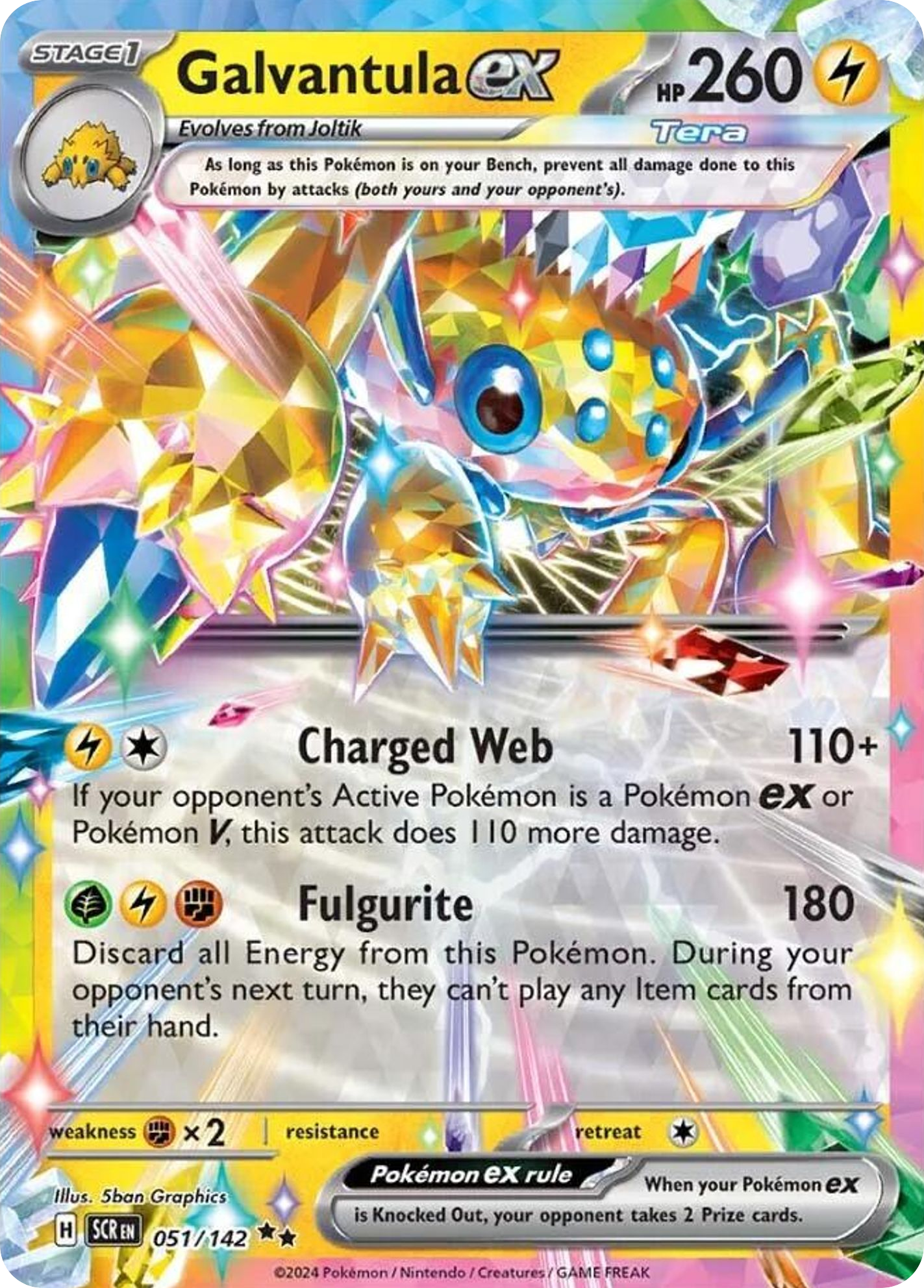 Galvantula ex — Prize Pack Series Cards #051/142