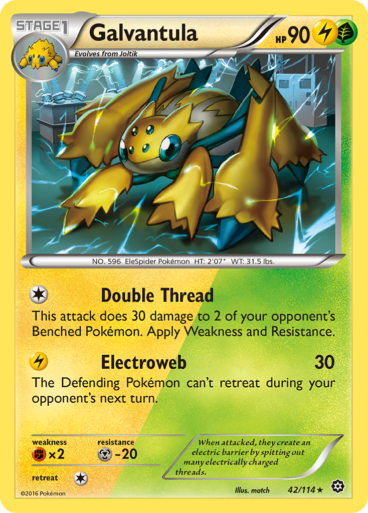 Galvantula — XY - Steam Siege #42/114