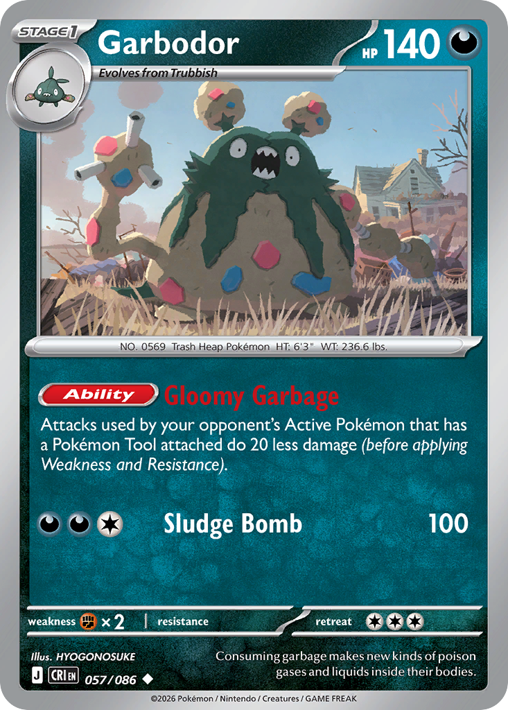Garbodor — ME04: Chaos Rising #057/086