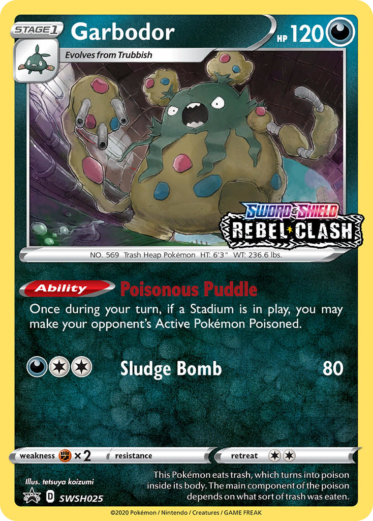 Garbodor — SWSH: Sword & Shield Promo Cards #SWSH025