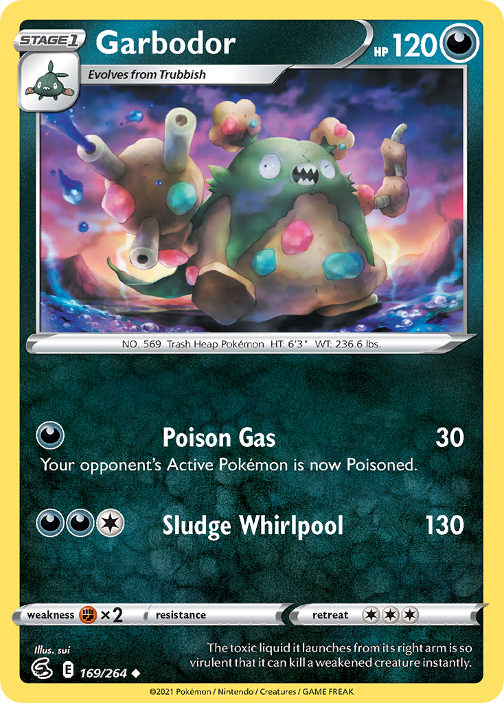 Garbodor — SWSH08: Fusion Strike #169/264
