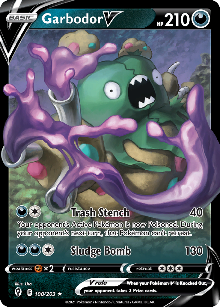 Garbodor V — SWSH07: Evolving Skies #100/203