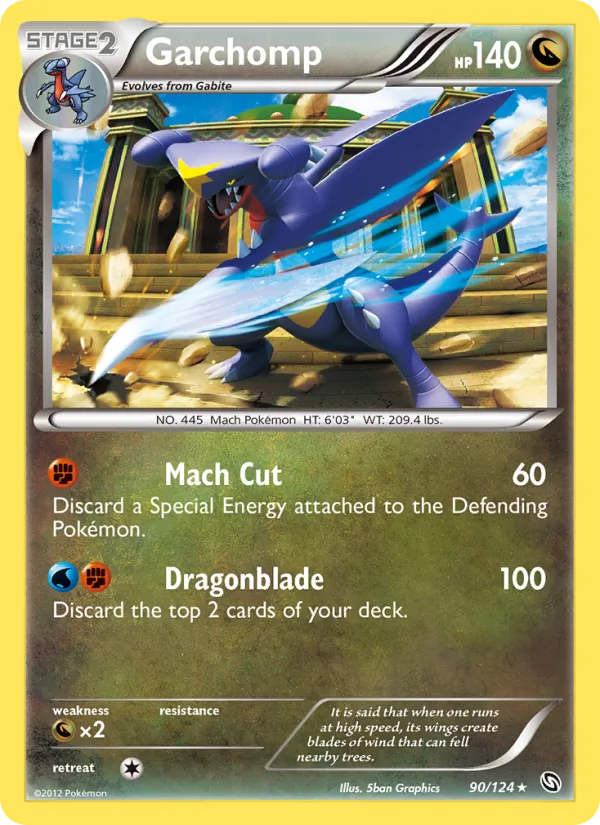 Garchomp (90) — Dragons Exalted #90/124