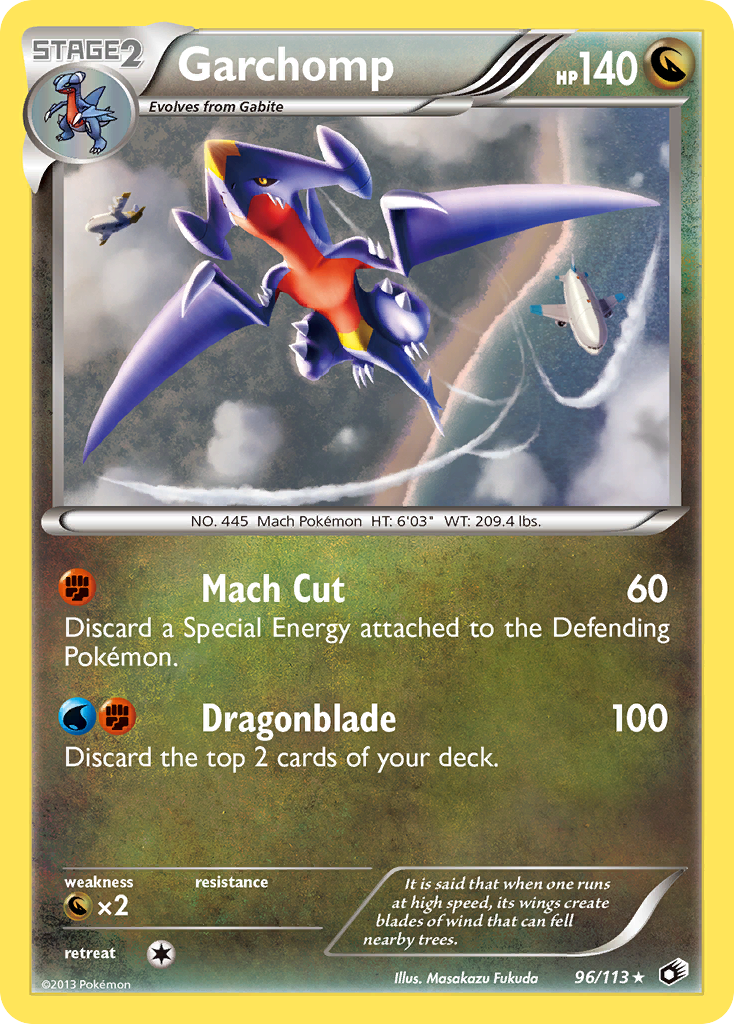 Garchomp — Legendary Treasures #96/113