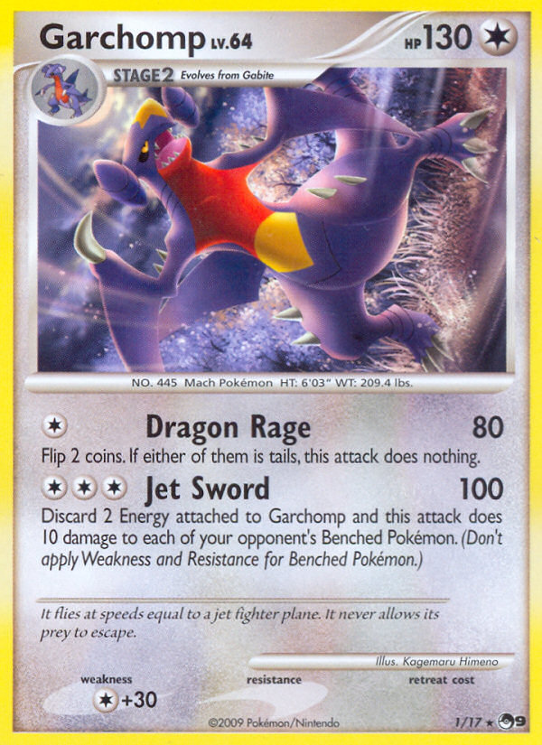 Garchomp — POP Series 9 #001/017