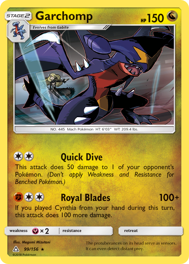 Garchomp — SM - Ultra Prism #99/156