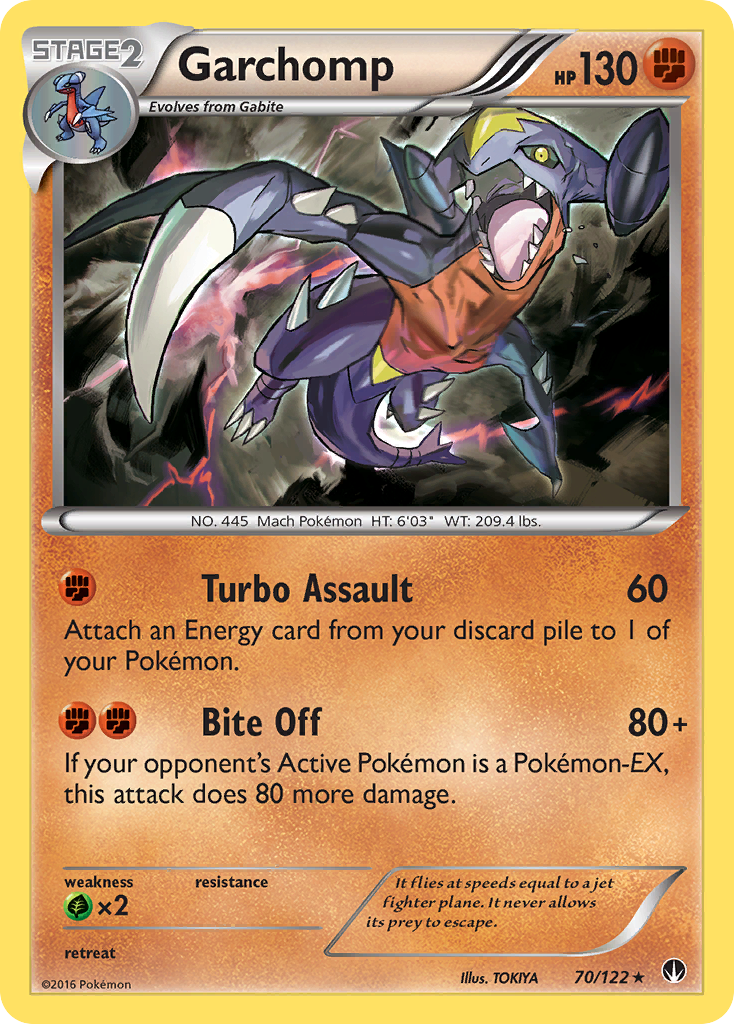 Garchomp — XY - BREAKpoint #70/122