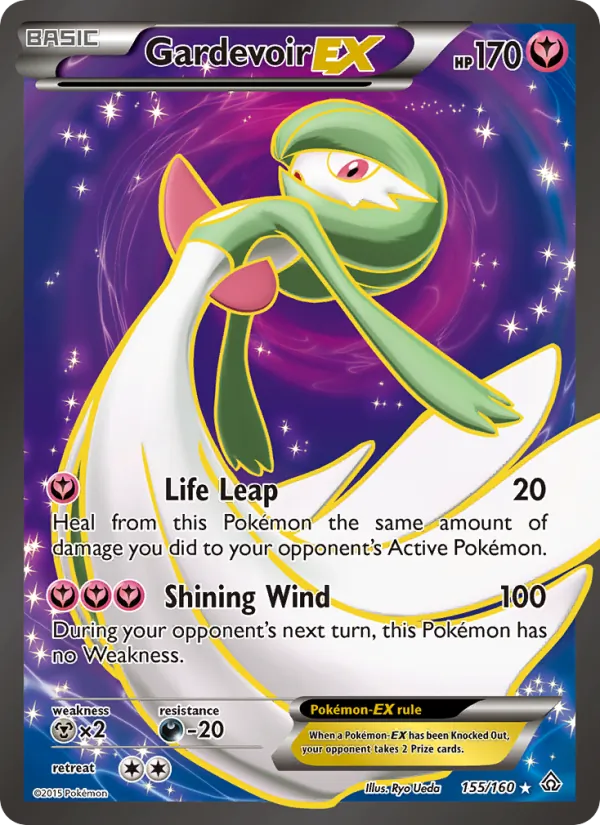 Gardevoir EX (155 Full Art) — XY - Primal Clash #155/160