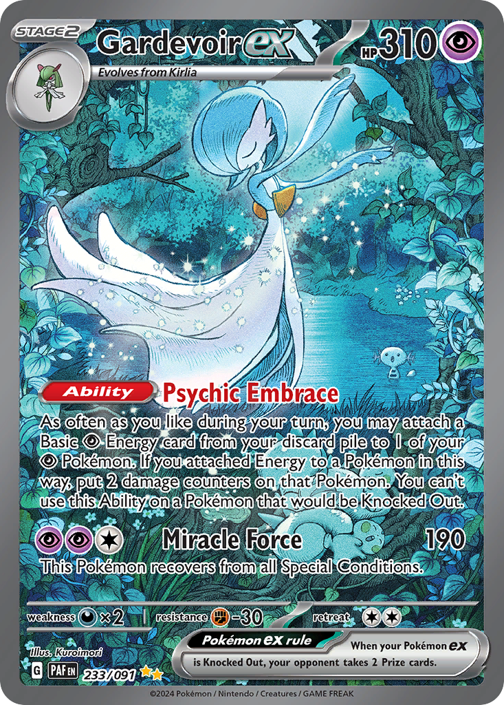 Gardevoir ex — SV: Paldean Fates #233/091