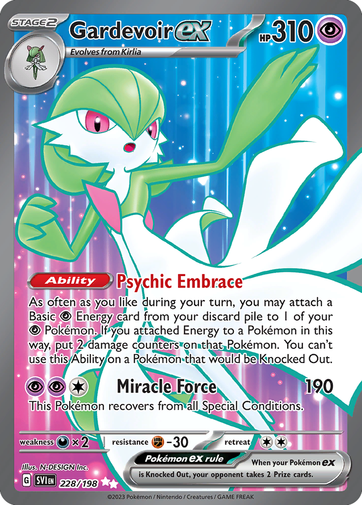 Gardevoir ex — SV01: Scarlet & Violet Base Set #228/198