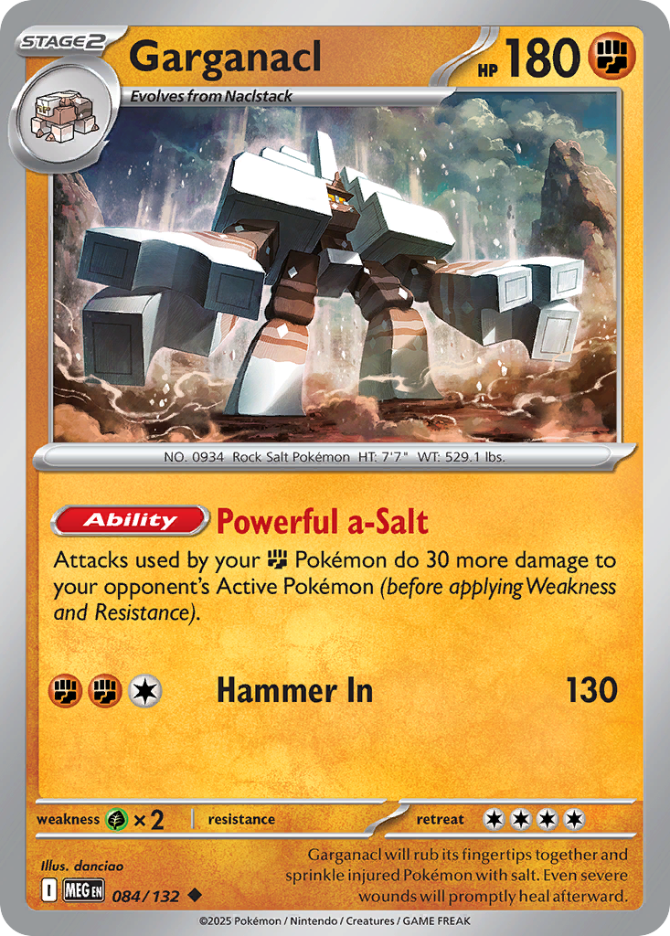 Garganacl — ME01: Mega Evolution #084/132