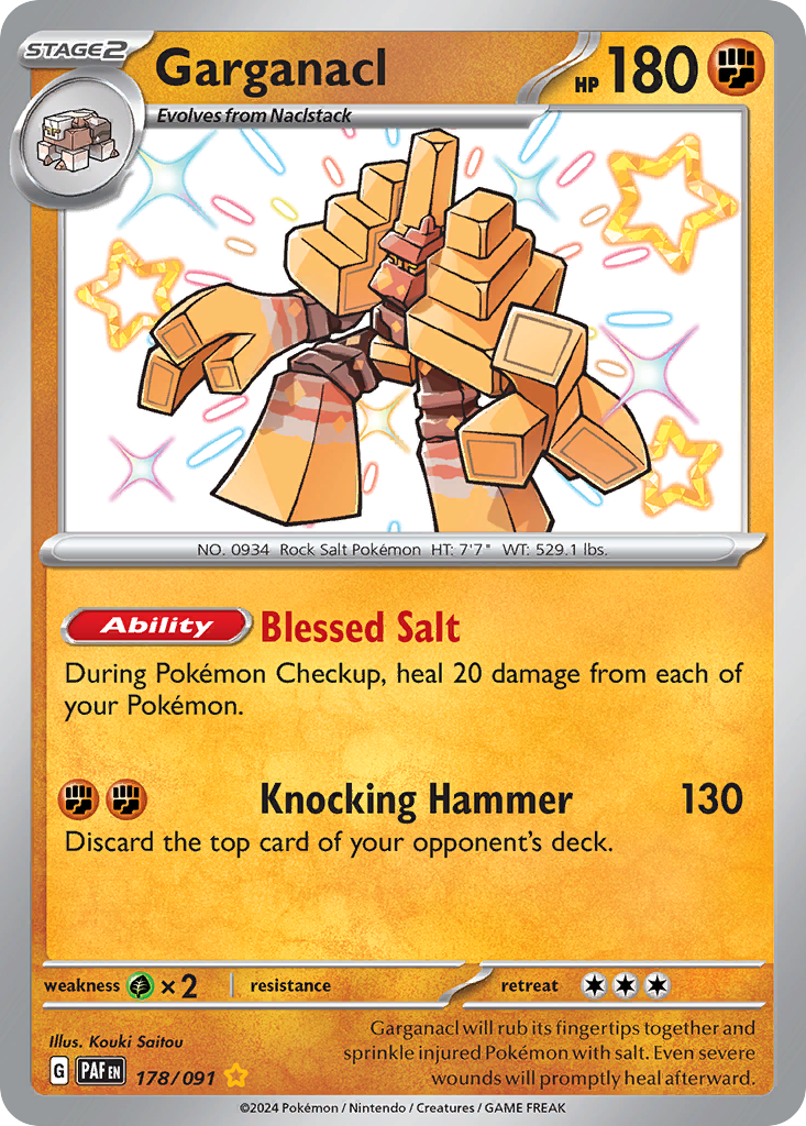 Garganacl — SV: Paldean Fates #178/091