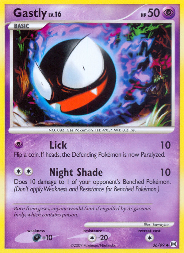 Gastly (36) — Arceus #36/99