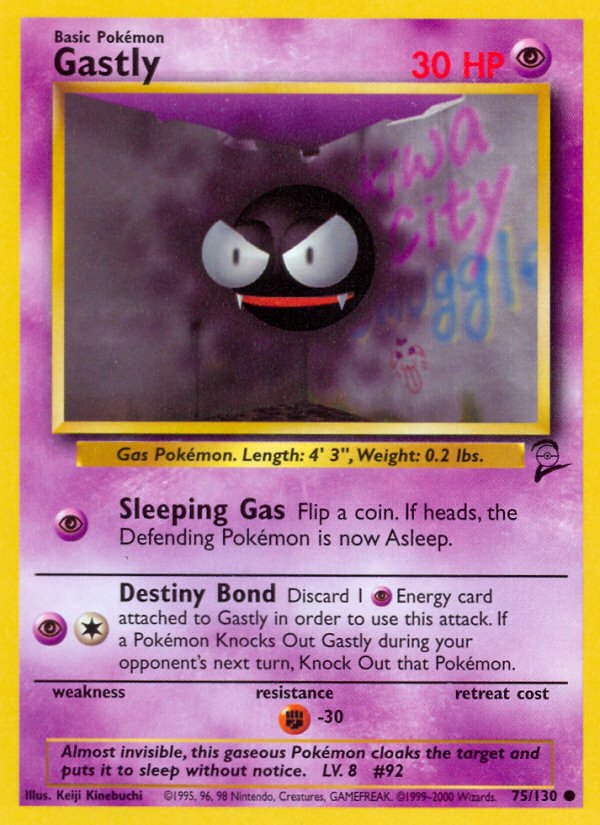 Gastly — Base Set 2 #075/130