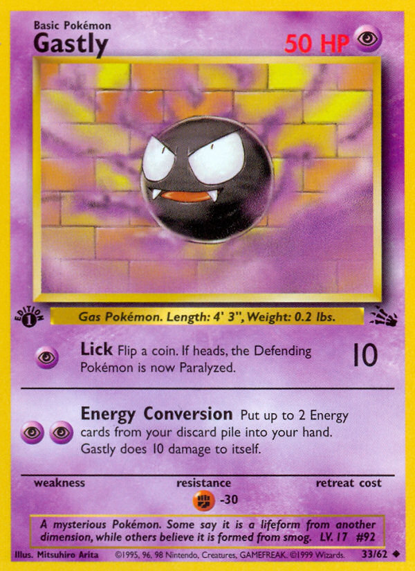 Gastly — Fossil #33/62