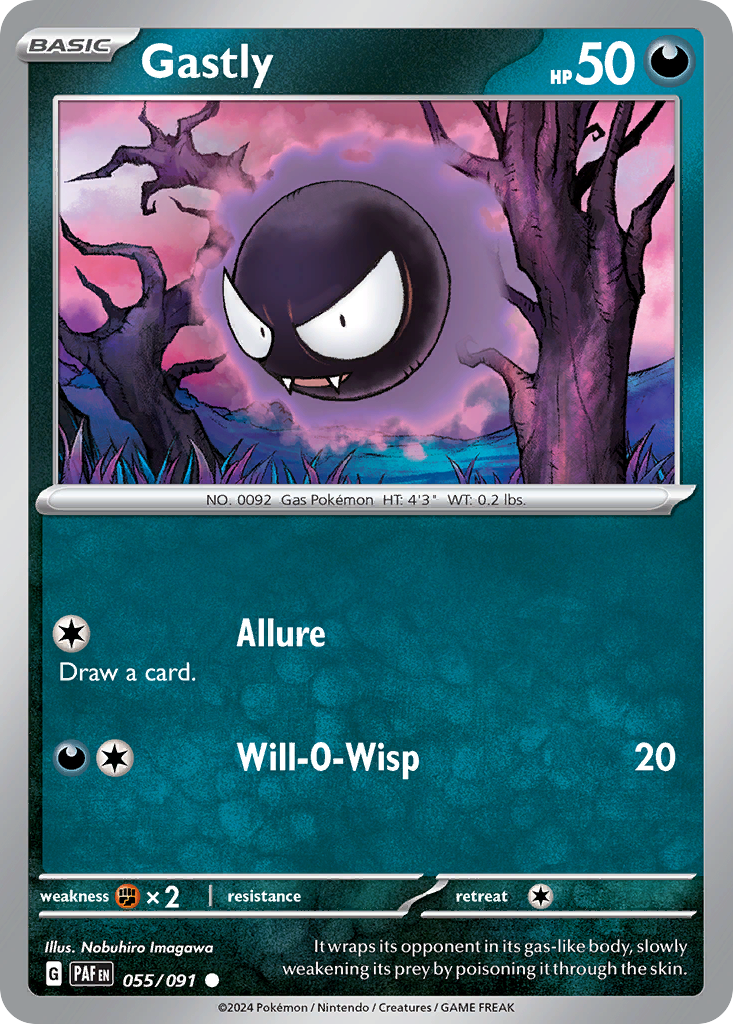 Gastly — SV: Paldean Fates #055/091