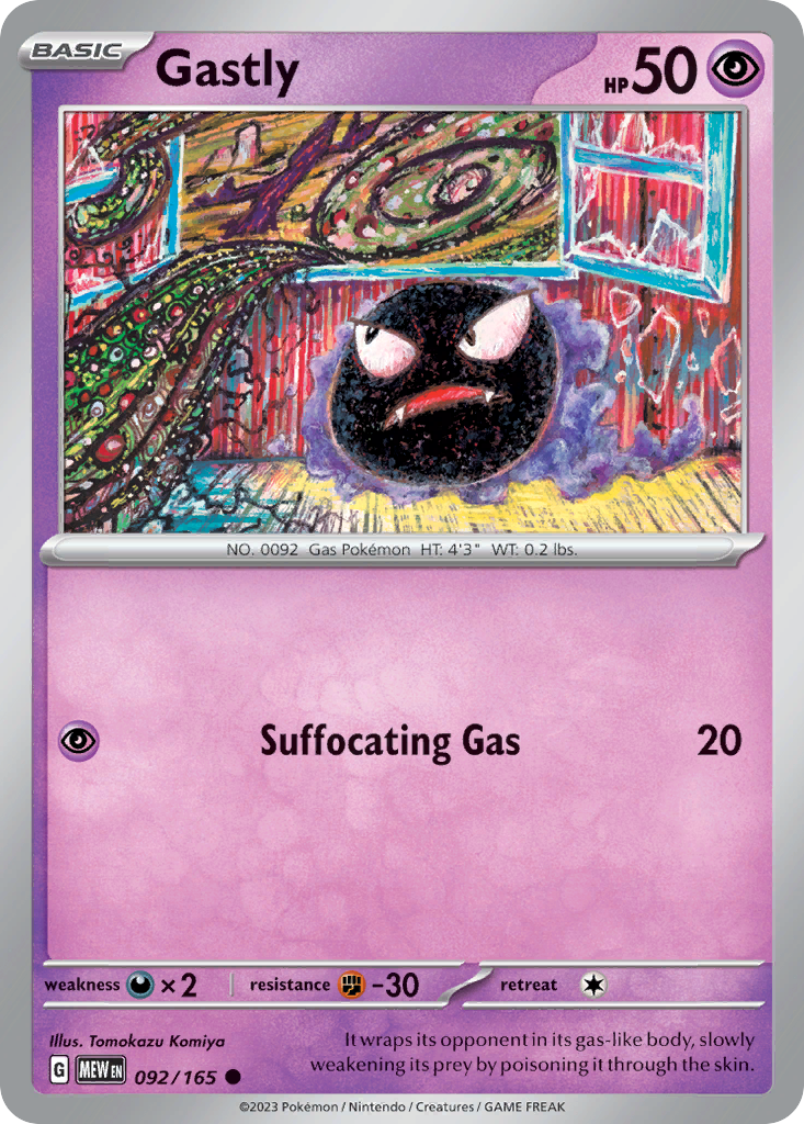 Gastly — SV: Scarlet & Violet 151 #092/165