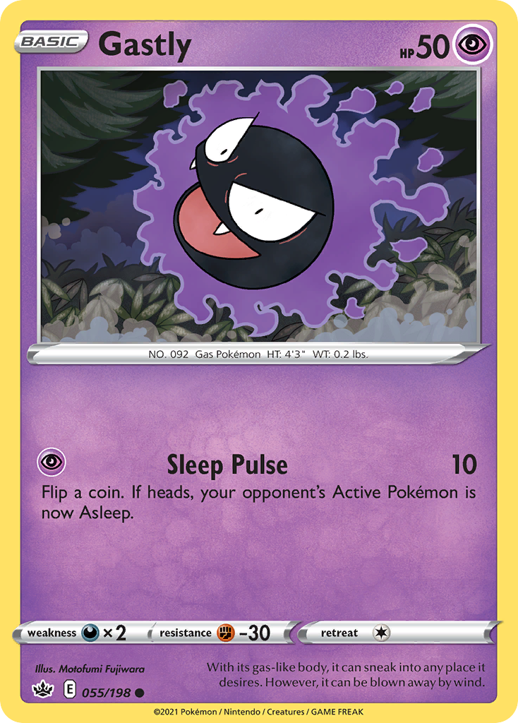 Gastly — SWSH06: Chilling Reign #055/198
