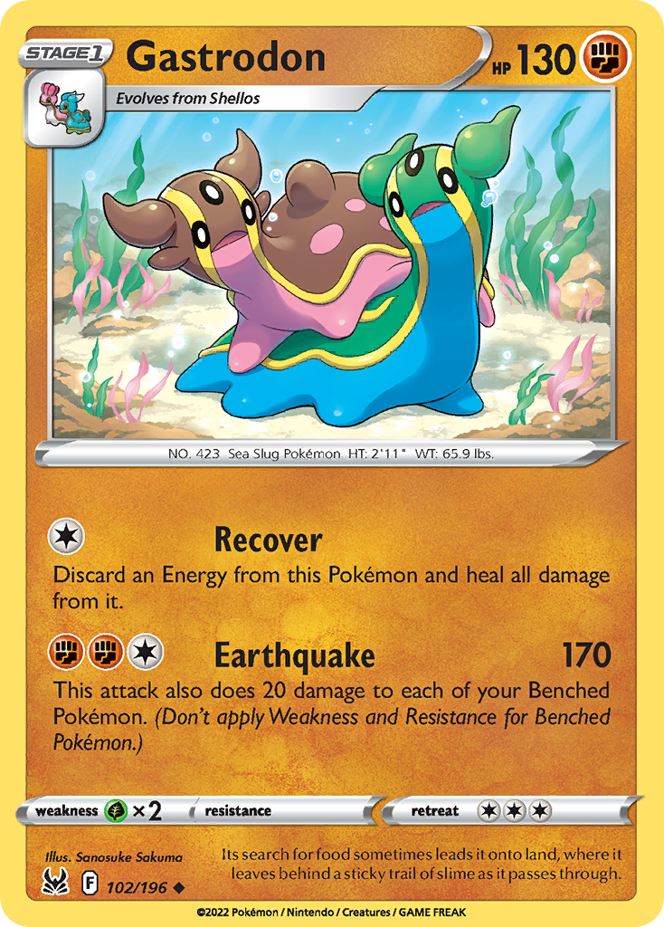 Gastrodon — SWSH11: Lost Origin #102/196
