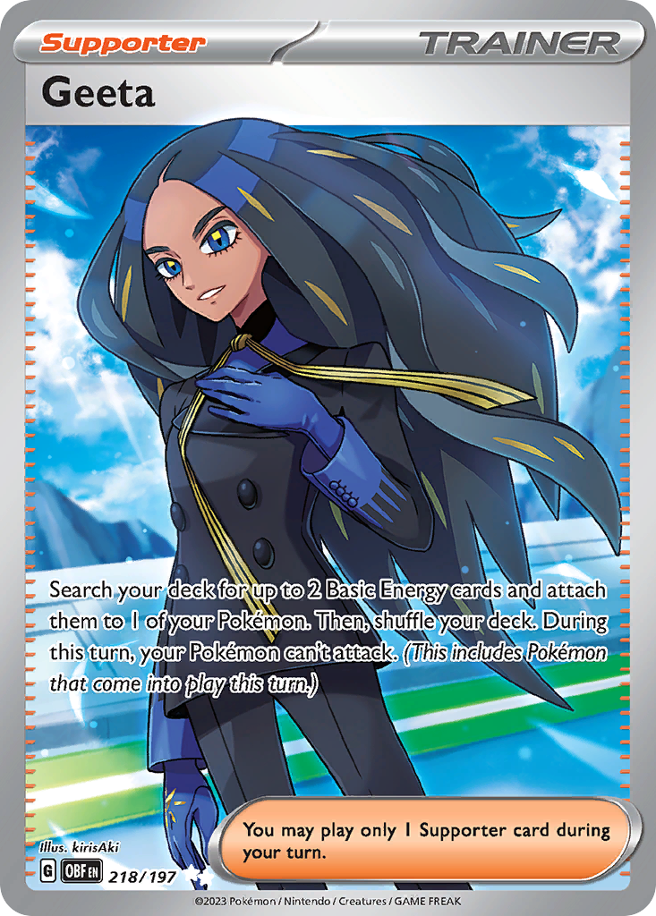 Geeta — SV03: Obsidian Flames #218/197