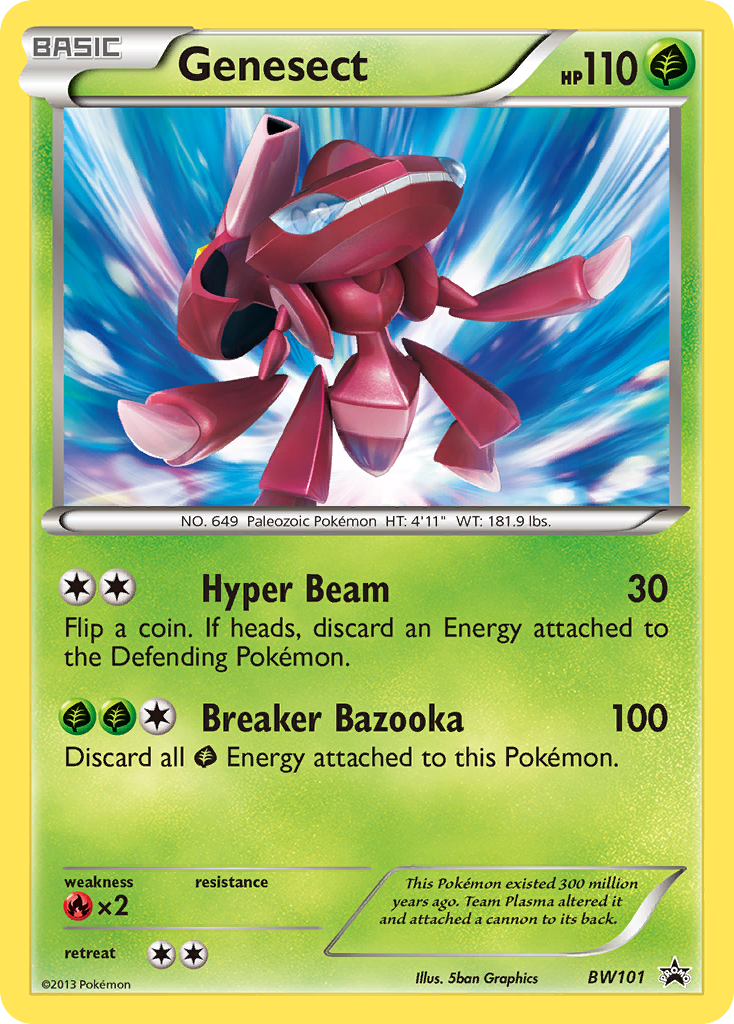 Genesect — Black and White Promos #BW101