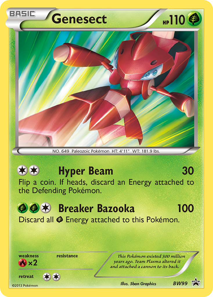 Genesect — Black and White Promos #BW99