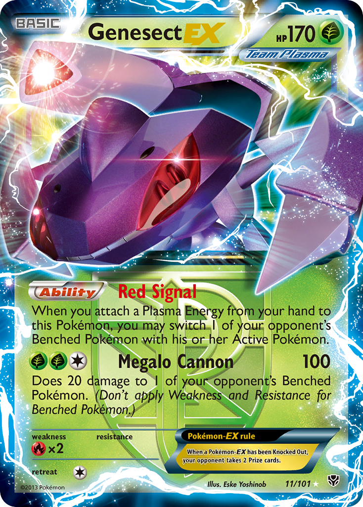 Genesect EX (Team Plasma) — Plasma Blast #11/101