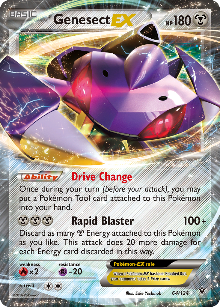 Genesect EX — XY - Fates Collide #64/124