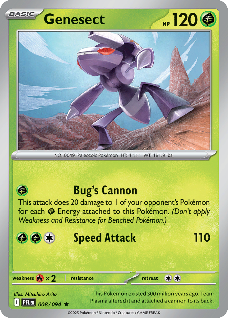 Genesect — ME02: Phantasmal Flames #008/094