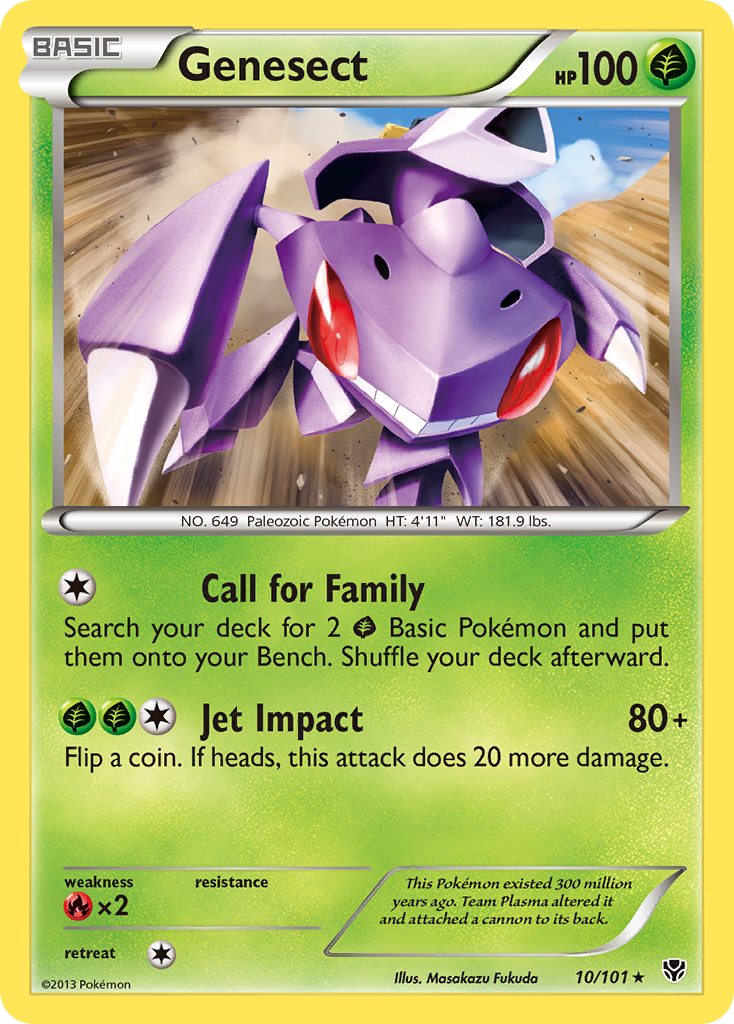 Genesect — Plasma Blast #10/101