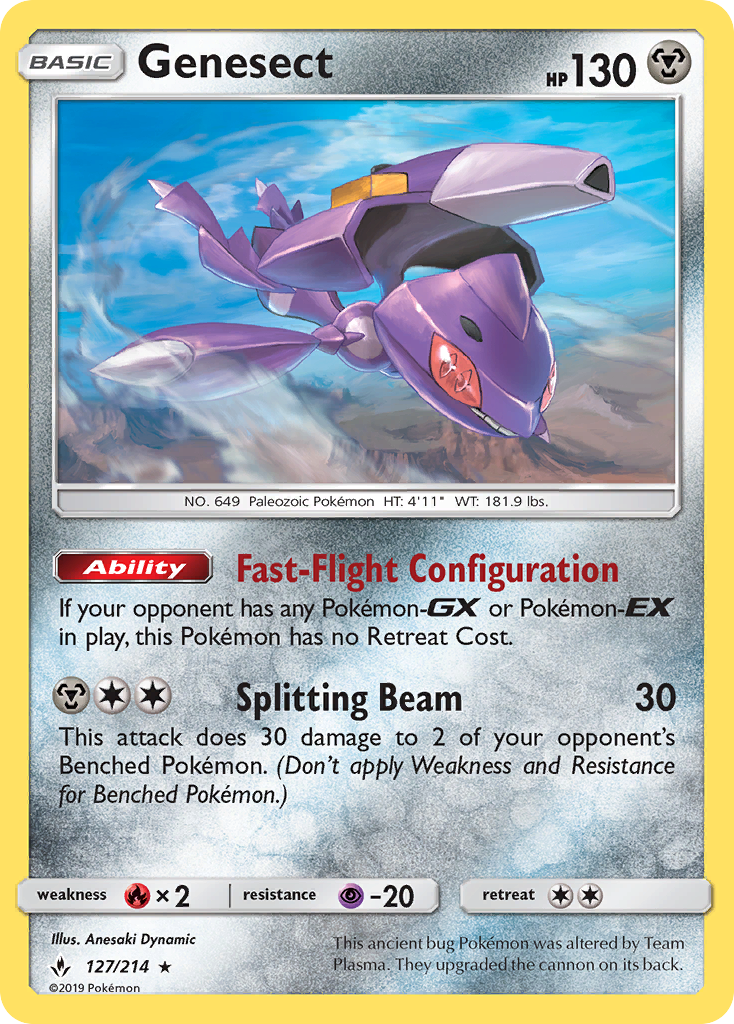 Genesect — SM - Unbroken Bonds #127/214