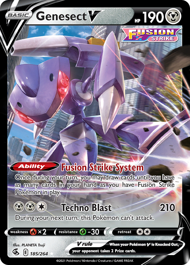 Genesect V — SWSH08: Fusion Strike #185/264
